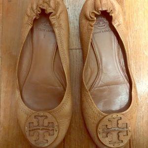 Tory Burch tan flats